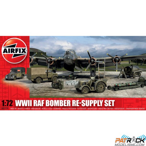 1/72e Airfix WWII RAF Bomber Re-supply Set