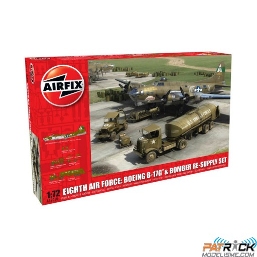 1/72e Airfix Eighth Air Force: Boeing B-17G & Bomber Re-supply Set