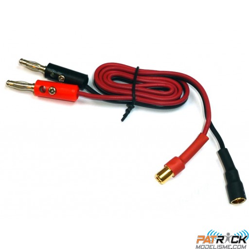 Cordon de charge bananes 4mm vers PK/OR 6mm