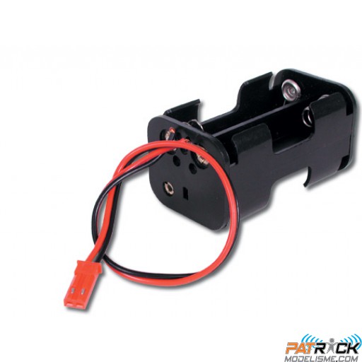 Boitier piles récepteur (4 AA) JST-BEC