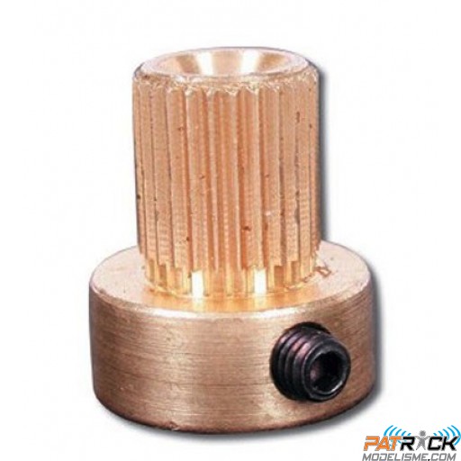 Insert laiton 4mm pour cardan (bateau)