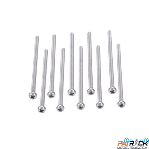 Vis Inox à tête cylindrique 2x30mm 10 pièce(s)