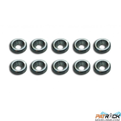 Rondelle cuvette INOX 4mm 10pcs