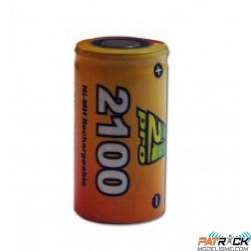 Accu NiMH A2pro Sc-2100 mAh élément seul (23X43mm)