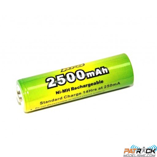 Accu NiMH A2pro 2500 mAh, élément seul – format AA-LR06