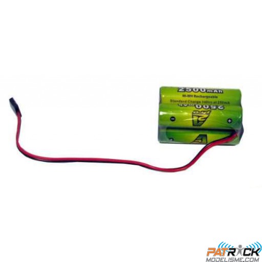 Accu NiMH A2pro Pack RX B 4,8V AP-2500AA JR