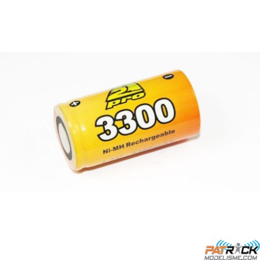 Accu NiMH Sc-3300 mAh élément seul (23X43mm)