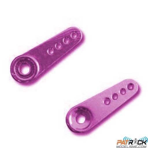 Palonnier ALU 22mm servo 25 dts 2 pièces