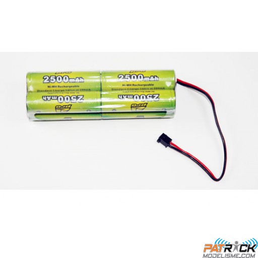 Accu NiMH A2pro pack émetteur 9.6v prise JR TX bloc -2500 mAh