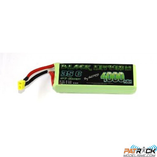 Accu LiPo Black Lithium 4000mAh 35C 4S (362 grs) XT60