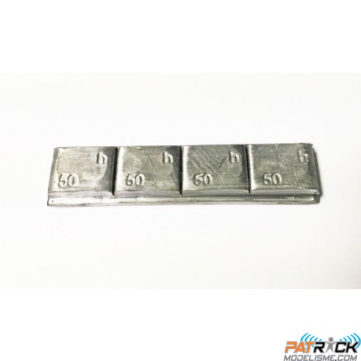 Bande plomb pour lest 4x50gr
