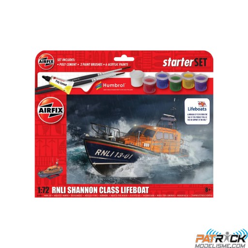 1/72e Airfix RNLI Shannon Class Lifeboat - Starter Set