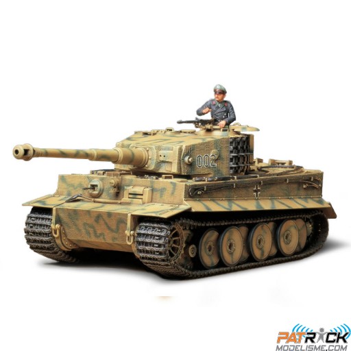 1/35e Tamiya Char Allemand Tiger I milieu de production