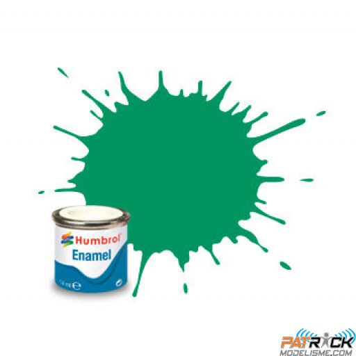 Peinture Humbrol Enamel 050 Vert Brume métallisé 14ml 