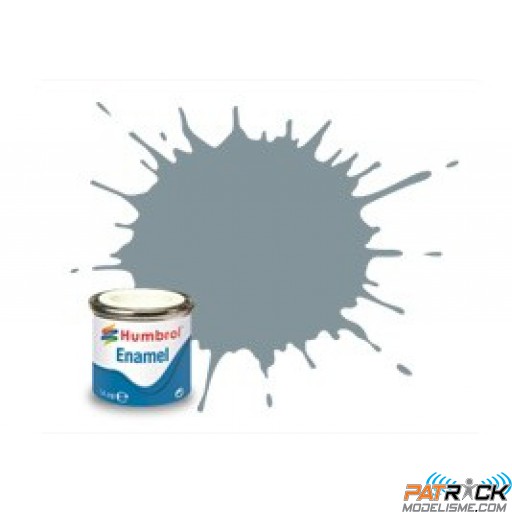 Peinture Humbrol Enamel 087 Gris acier mat 14ml 