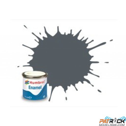 Peinture Humbrol Enamel 125 Gris foncé US satiné 14ml