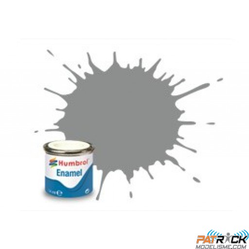 Peinture Humbrol Enamel 126 Gris moyen US satiné 14ml