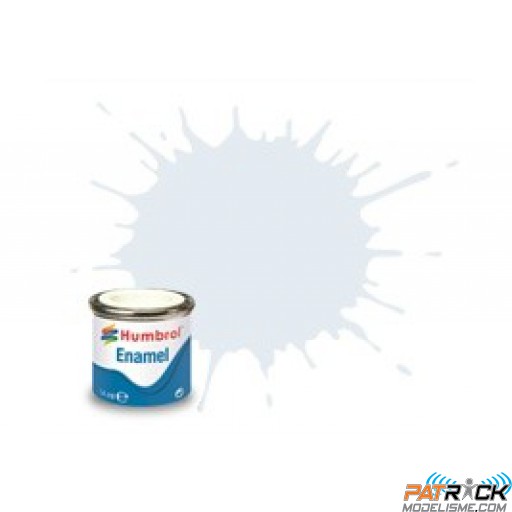Peinture Humbrol Enamel 191 Argent chrome métalisé 14ml