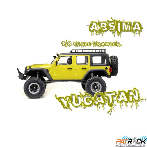 Absima Crawler CR1.8 Yucatan Jaune 1/8e - Prêt à rouler SUR-COMMANDE