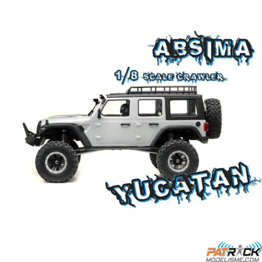 Absima Crawler CR1.8 Yucatan Gris clair 1/8e - Prêt à rouler SUR-COMMANDE