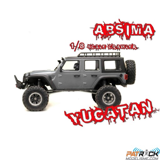 Absima Crawler CR1.8 Yucatan Gris foncé 1/8e - Prêt à rouler SUR-COMMANDE