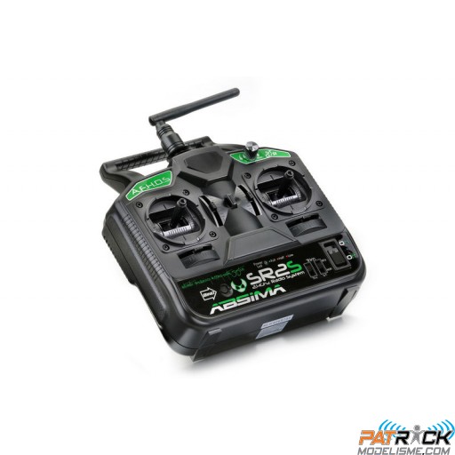 Absima Radio 2 voies SR2S 2.4GHz + récepteur R3FS