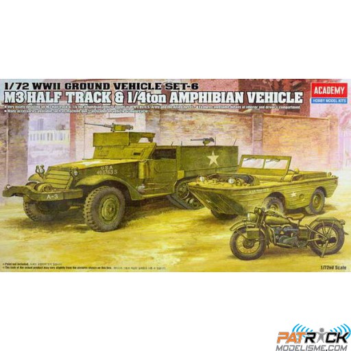 1/72e Academy M3 US Halftrack