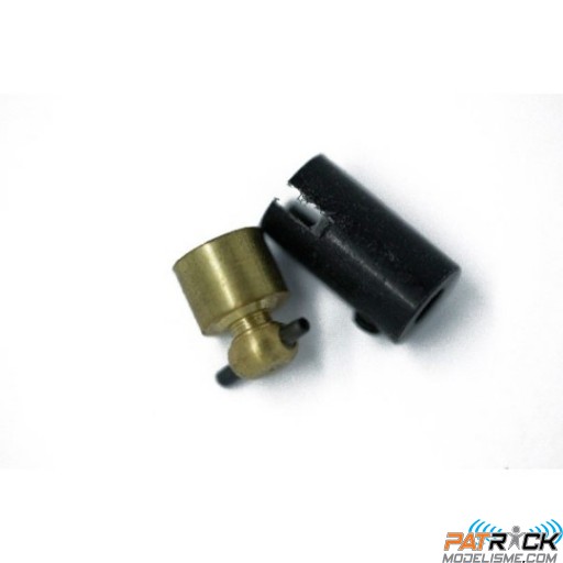 Cardan Longueur 28mm diamètres intérieurs 3 et 4mm