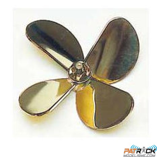 Hélice quadripale laiton Rivabo diamètre 65/M4/G