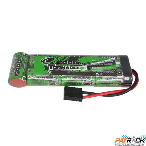 Accus TORNADO RC NI-MH 8,4V 5000MAH (PLAT) TR