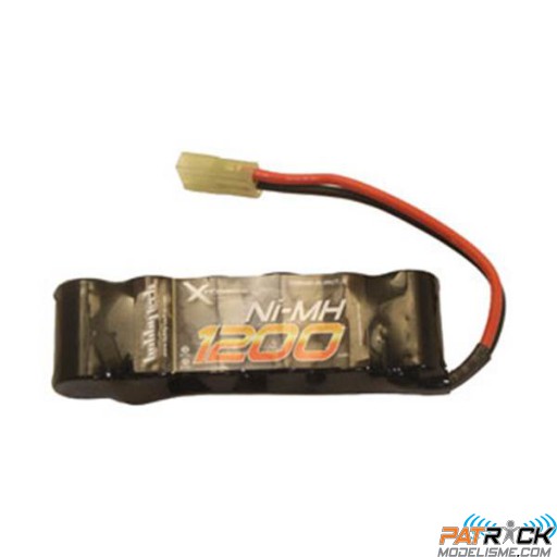 Hobbytech NiMh 7.2V 1200mah prise mini tamiya - Mini 1/14-1/16-1/18
