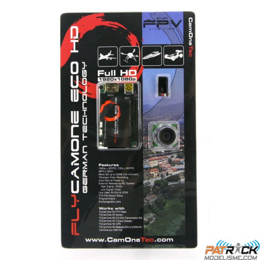 FlyCamOne HD eco 1080p 142° CMOS - FCHD80-B