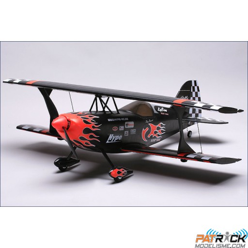 Hype Biplan Pitts Special noir, ARF, BL, servos