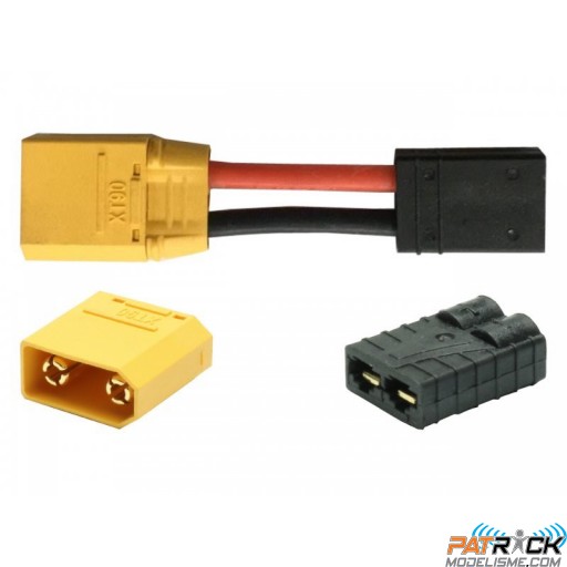 Adaptateur Traxxas Femelle - XT90 Mâle en 10AWG