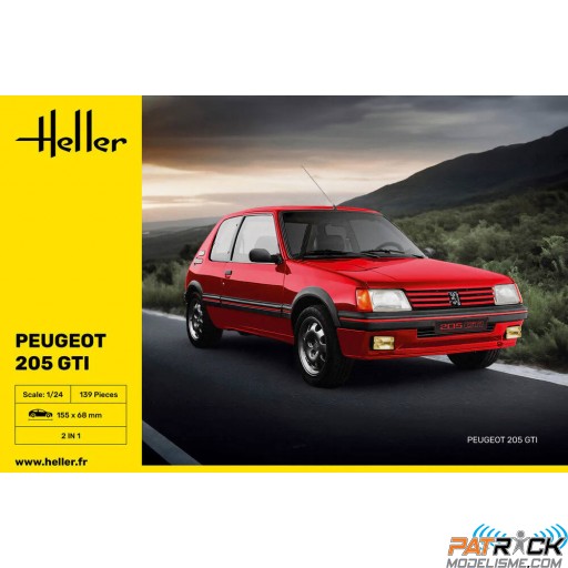 1/24e Heller Peugeot 205 GTI