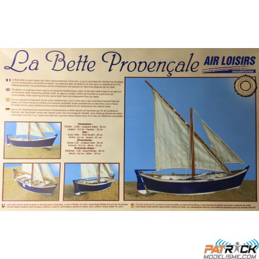1/20e Air loisirs La Bette Provençale Kit Statique