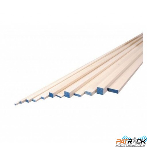 Baguette balsa rectangulaire 3x5mm 1m
