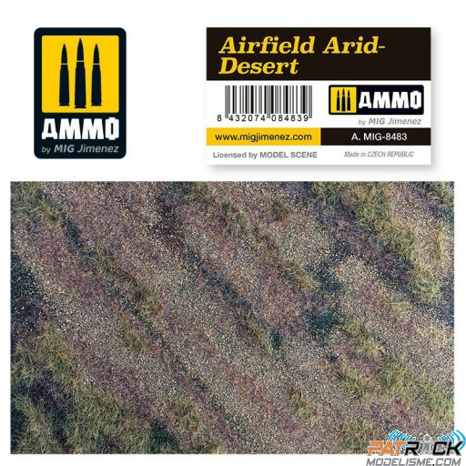 Tapis de fibre Aérodrome Aride-Désert 245x245mm Ammo