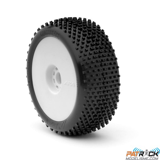 AKA Roues jantes EVO blanche 1/8 BUGGY CROSS BRACE SUPERSOFT LONG LIFE (2)