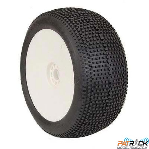 AKA Roues jantes blanche 1/8 TRUGGY IMPACT SUPER SOFT Longwear (2)