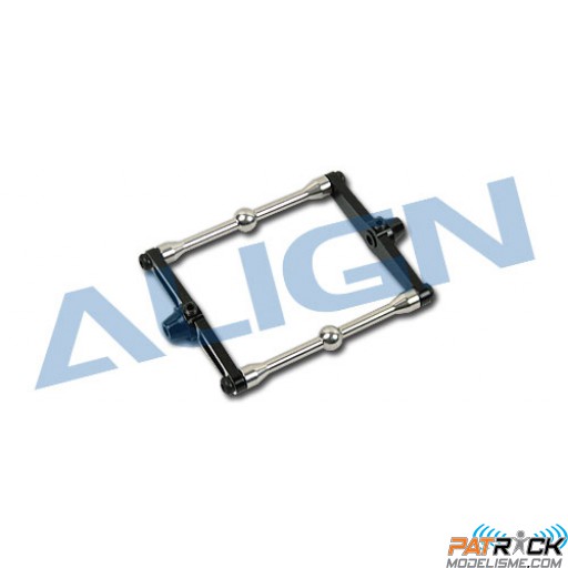 Cadre de barre de bell ALU noir - T-REX 250/SE
