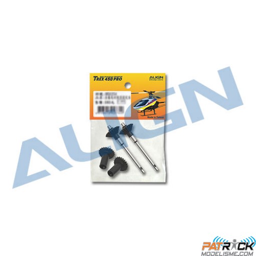Torque Tube Rear Drive Gear Set renforcé - T-REX 450 / 450L