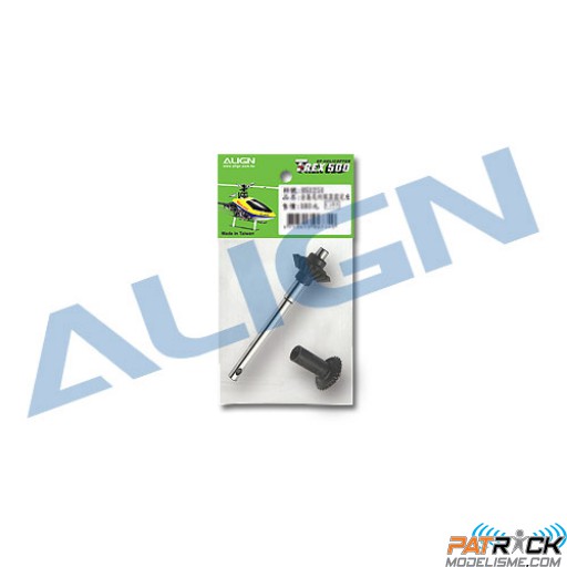 Axe d'anticouple et pignon – T-REX 500