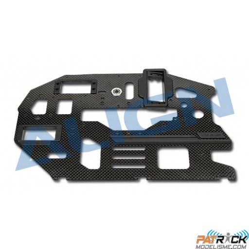 FLANC DE CHASSIS CARBONE (DROIT)/2.0mm H60211 - T-REX 600E PRO/600EFL PRO