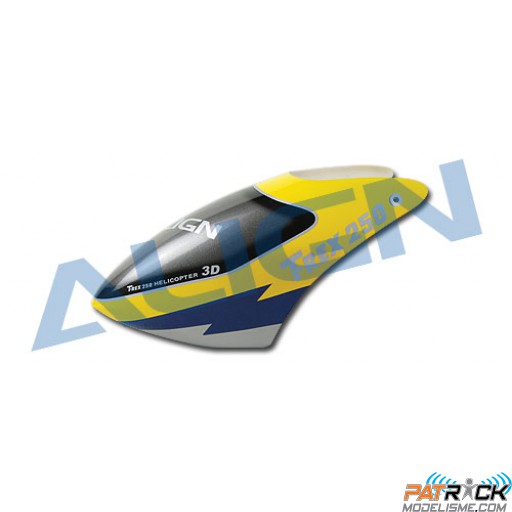 Bulle fibre peinte jaune - T-REX 250