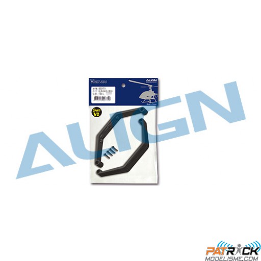 Arceaux de patins d'atterrissage NOIRS – T-REX 450 SPORT/PRO/SPORT V2