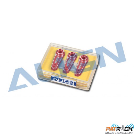 Palonnier en aluminum anodisé rouge ALIGN / JR – T-REX 600