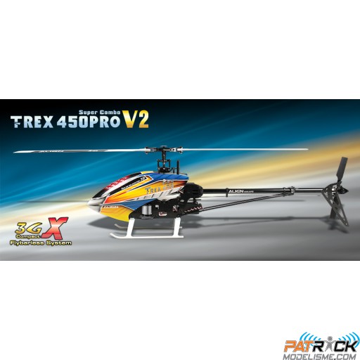 Hélico Align T-REX 450 PRO V2 3GX Super Combo