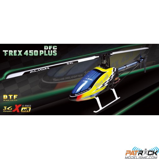 Align T-REX 450 PLUS DFC BTF (Bind to fly) 3GX-MR