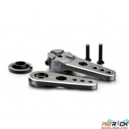 Palonniers 43/40mm alu 25 dents gris